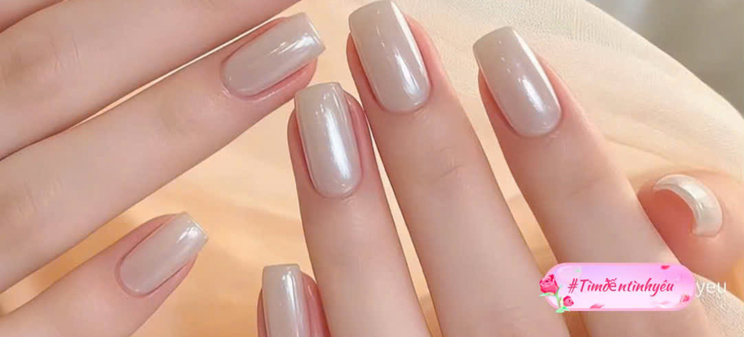 Nail tông nude trơn